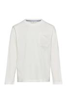 Long Sleeve Cotton T-Shirt White Mango