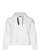 Tjw Bxy Logo Drawcord Hoodie Ext White Tommy Jeans