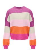 Konsandy L/S Stripe Pullover Cp Knt Patterned Kids Only