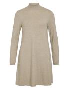 Vicomfy A-Line Rollneck Knit Dress/Pb/1 Beige Vila