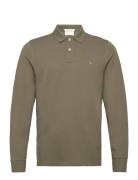 Reg Shield Ls Pique Rugger Khaki GANT