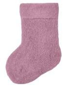 Nbfolli Terry Fluffy Sock Pink Name It