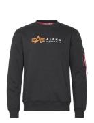 Alpha Label Sweater Black Alpha Industries