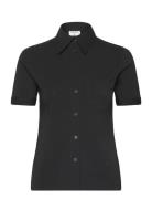 Jersey Short Sleeve Shirt Black Filippa K