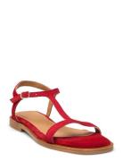 Sandals - Flat Red ANGULUS