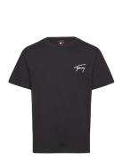 Tjm Reg Signature Tee Ext Black Tommy Jeans