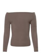 Viscose Long Sleeve Off Shoulder To Brown Rosemunde Kids