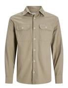 Jjedarren Overshirt Ls Noos Beige Jack & J S