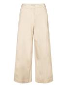 Wide-Leg Pleated Pant Cream Bobo Choses