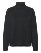 Cranva Rollneck Pullover Black Cream