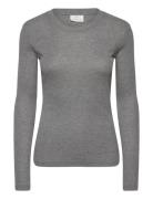 Karonia Ls T-Shirt Grey Kaffe