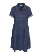 Nmrikka Short Collar Dress Wg004Mb Blue NOISY MAY