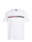 Chest Stripe Tee White Tommy Hilfiger