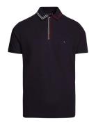 Rwb Zip Placket Tipping Reg Polo Navy Tommy Hilfiger