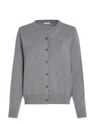 Im Co Jersey Stc Cardi Ls C-Nk Grey Tommy Hilfiger