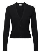 Merino Wool V-Neck Cardigan Black Calvin Klein