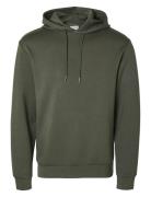 Slhemanuel Soft Hood Sweat Noos Green Selected Homme