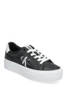 Vulc Flatform Laceup Lth Black Calvin Klein