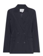 D6Neige Pinstripe Blazer Navy Dante6