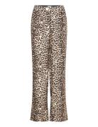 Pants In Leo Print - Petra Fit Brown Coster Copenhagen