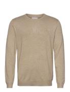 Melange Round Neck Knit Beige Lindbergh