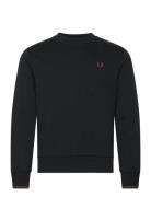 Crew Neck Sweatshirt Black Fred Perry