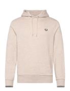 Tipped Hooded Sweatsh Beige Fred Perry