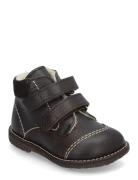 Boots - Flat - With Velcro Brown ANGULUS