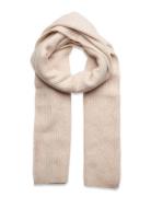 Slfmaline Knit Scarf Noos Beige Selected Femme