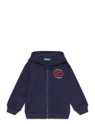 Jacket W/Hood L/S Navy United Colors Of Benetton