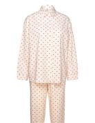 Amor Pyjamas Set Cream Becksöndergaard