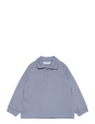 Polo-Neck Sweatshirt Blue Mango