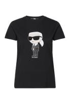 Ikonik 2.0 Karl T-Shirt Black Karl Lagerfeld