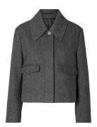 Slfhenny Short Wool Jacket Grey Selected Femme