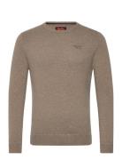 Essential Slim Fit Crew Jumper Beige Superdry