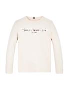 Essential Tee L/S White Tommy Hilfiger