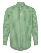 Kent Poplin Shirt Green Les Deux