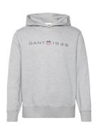 Printed Graphic Hoodie Grey GANT