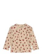 T-Shirt L/S Printed Beige Petit Piao