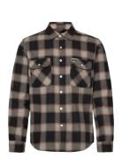 20Th Anniv Bowery Flannel Black Brixton