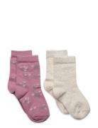 Nmfolinne 2P Sock Pink Name It