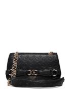 Arlena Logo Cnvrtble Xbdy Flap Black GUESS