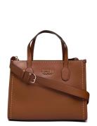 Silvana 2 Compartment Tote Brown GUESS