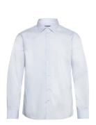 Regular-Fit Stretch Cotton Shirt Blue Mango