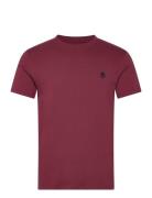 Dunstan River Short Sleeve Tee Cordovan Burgundy Timberland