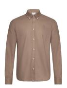 Konrad Oxford Shirt - Seasonal Brown Les Deux