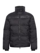 Contrast Quality Padded Jacket Black Lindbergh