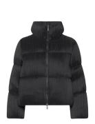 Dinara Crinkle Puffer Black French Connection