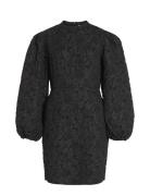 Viwillow L/S Short Dress/Dc/1 Black Vila