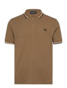 Twin Tipped Fp Shirt Brown Fred Perry